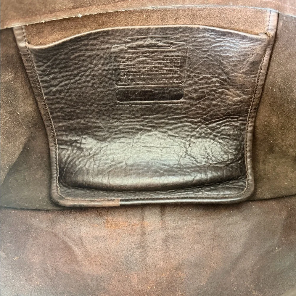 Vintage Coach Leather Messenger Bag